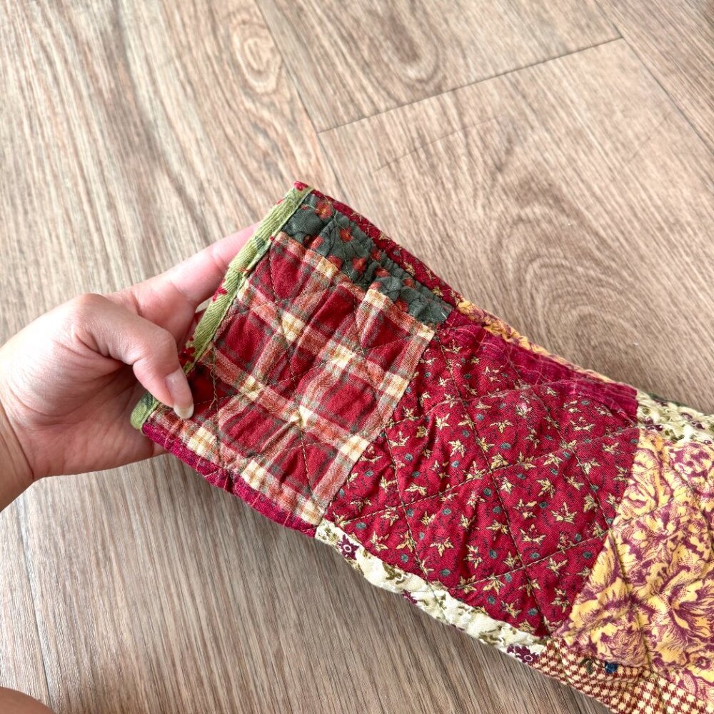 Patchwork Quilted Blazer - Multicolor - image 11